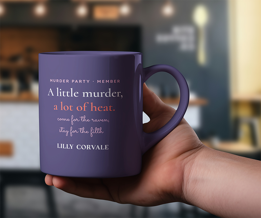 Mug Mock up for Lilly Corvale Author Brand
